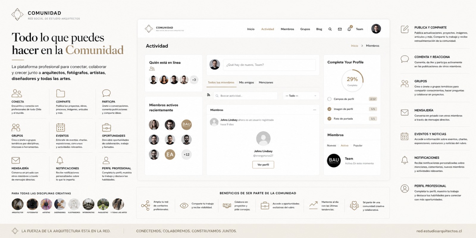 Comunidad Viva — The solution